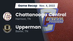 Recap: Chattanooga Central  vs. Upperman  2022