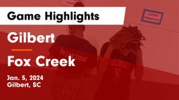 Gilbert  vs Fox Creek  Game Highlights - Jan. 5, 2024