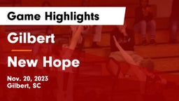 Gilbert  vs New Hope Game Highlights - Nov. 20, 2023