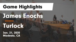 James Enochs  vs Turlock  Game Highlights - Jan. 21, 2020
