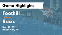 Foothill  vs Basic  Game Highlights - Dec. 28, 2019