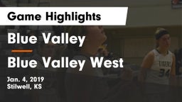 Blue Valley  vs Blue Valley West  Game Highlights - Jan. 4, 2019