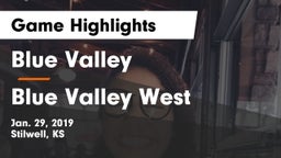 Blue Valley  vs Blue Valley West  Game Highlights - Jan. 29, 2019