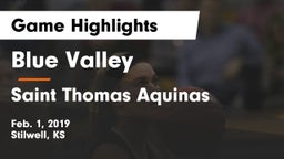 Blue Valley  vs Saint Thomas Aquinas  Game Highlights - Feb. 1, 2019