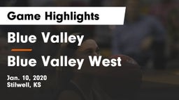 Blue Valley  vs Blue Valley West  Game Highlights - Jan. 10, 2020