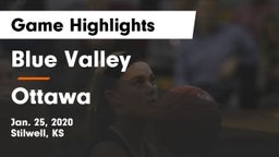 Blue Valley  vs Ottawa  Game Highlights - Jan. 25, 2020