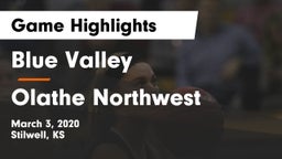 Blue Valley  vs Olathe Northwest Game Highlights - March 3, 2020