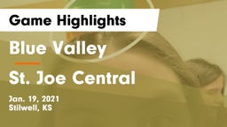 Blue Valley  vs St. Joe Central Game Highlights - Jan. 19, 2021