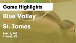 Blue Valley  vs St. James  Game Highlights - Feb. 5, 2021