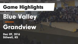 Blue Valley  vs Grandview  Game Highlights - Dec 09, 2016