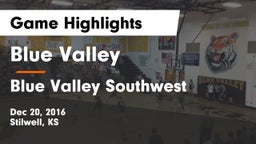 Blue Valley  vs Blue Valley Southwest  Game Highlights - Dec 20, 2016