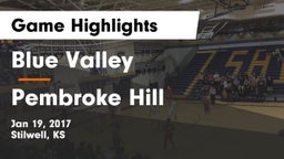 Blue Valley  vs Pembroke Hill  Game Highlights - Jan 19, 2017