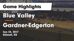 Blue Valley  vs Gardner-Edgerton  Game Highlights - Jan 24, 2017