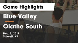 Blue Valley  vs Olathe South  Game Highlights - Dec. 7, 2017