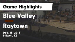 Blue Valley  vs Raytown  Game Highlights - Dec. 15, 2018