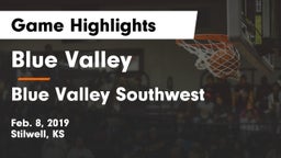 Blue Valley  vs Blue Valley Southwest  Game Highlights - Feb. 8, 2019