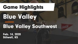 Blue Valley  vs Blue Valley Southwest  Game Highlights - Feb. 14, 2020