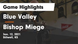 Blue Valley  vs Bishop Miege  Game Highlights - Jan. 12, 2021