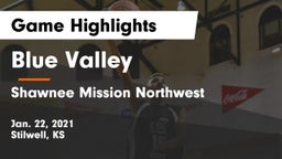 Blue Valley  vs Shawnee Mission Northwest  Game Highlights - Jan. 22, 2021