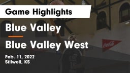 Blue Valley  vs Blue Valley West  Game Highlights - Feb. 11, 2022