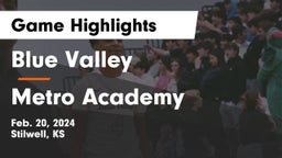Blue Valley  vs Metro Academy Game Highlights - Feb. 20, 2024