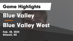 Blue Valley  vs Blue Valley West  Game Highlights - Feb. 28, 2024