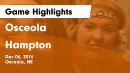 Osceola  vs Hampton  Game Highlights - Dec 06, 2016