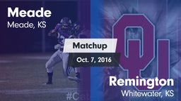 Matchup: Meade  vs. Remington  2016