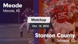 Matchup: Meade  vs. Stanton County  2016