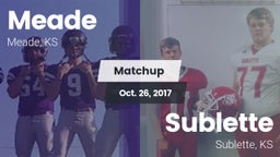Matchup: Meade  vs. Sublette  2017