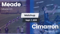Matchup: Meade  vs. Cimarron  2018