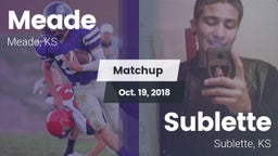 Matchup: Meade  vs. Sublette  2018