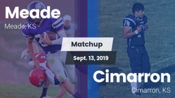 Matchup: Meade  vs. Cimarron  2019
