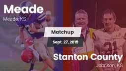 Matchup: Meade  vs. Stanton County  2019