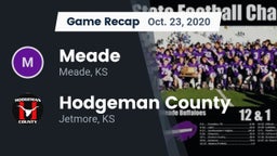 Recap: Meade  vs. Hodgeman County  2020
