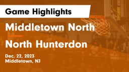 Middletown North  vs North Hunterdon  Game Highlights - Dec. 22, 2023