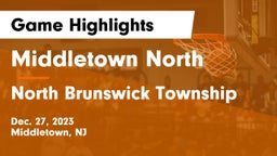 Middletown North  vs North Brunswick Township  Game Highlights - Dec. 27, 2023