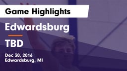 Edwardsburg  vs TBD Game Highlights - Dec 30, 2016