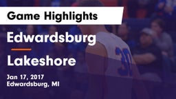 Edwardsburg  vs Lakeshore  Game Highlights - Jan 17, 2017