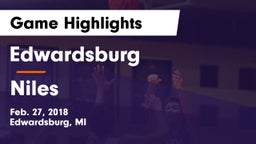 Edwardsburg  vs Niles  Game Highlights - Feb. 27, 2018