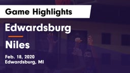 Edwardsburg  vs Niles Game Highlights - Feb. 18, 2020