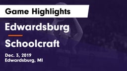 Edwardsburg  vs Schoolcraft Game Highlights - Dec. 3, 2019