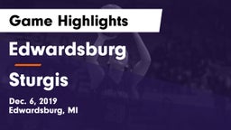 Edwardsburg  vs Sturgis  Game Highlights - Dec. 6, 2019