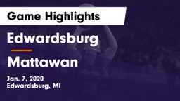 Edwardsburg  vs Mattawan  Game Highlights - Jan. 7, 2020
