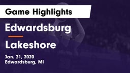 Edwardsburg  vs Lakeshore  Game Highlights - Jan. 21, 2020