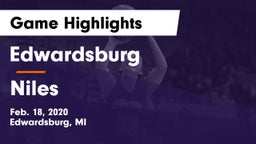 Edwardsburg  vs Niles  Game Highlights - Feb. 18, 2020