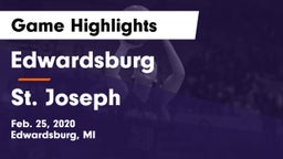 Edwardsburg  vs St. Joseph  Game Highlights - Feb. 25, 2020