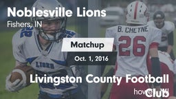 Matchup: Noblesville Lions vs. Livingston County Football Club 2016