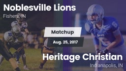 Matchup: Noblesville Lions vs. Heritage Christian  2017
