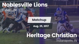 Matchup: Noblesville Lions vs. Heritage Christian  2017